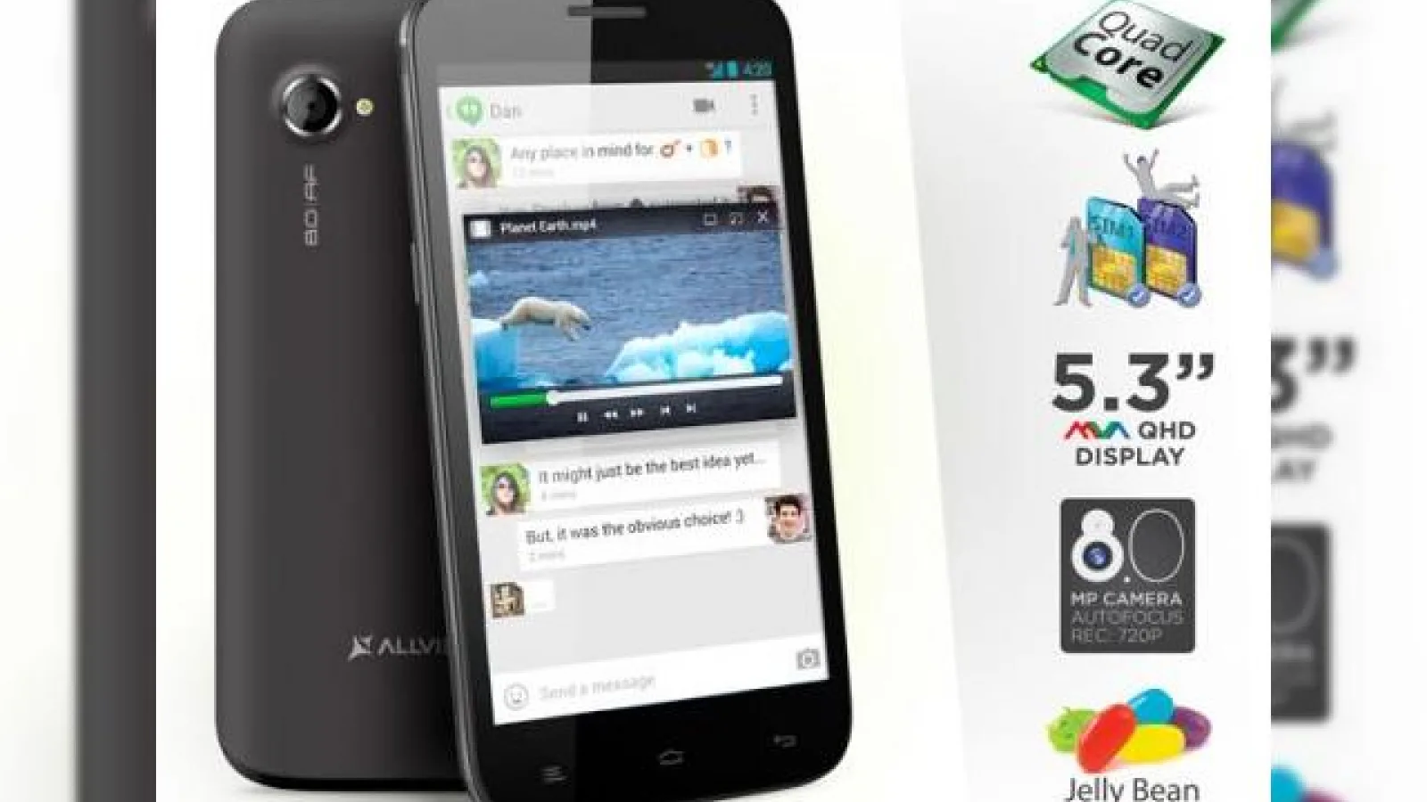 Allview lansează un phablet: P5 Qmax, cu ecran de 5.3 inch