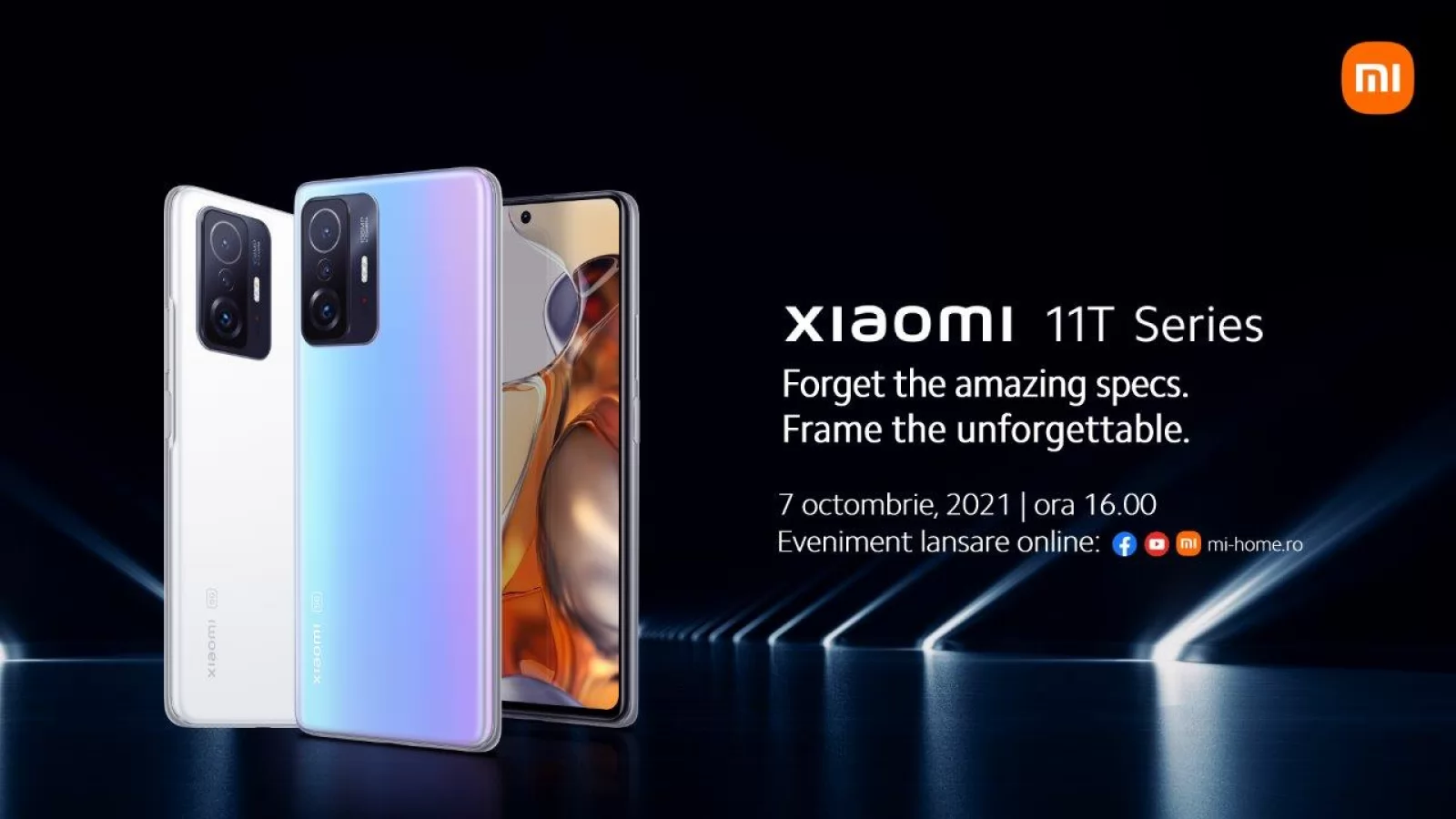 Xiaomi lansează astăzi seria de telefoane Xiaomi 11T și tableta Xiaomi Pad 5 în România; Iată cum poți urmări evenimentul de lansare live de la ora 16:00
