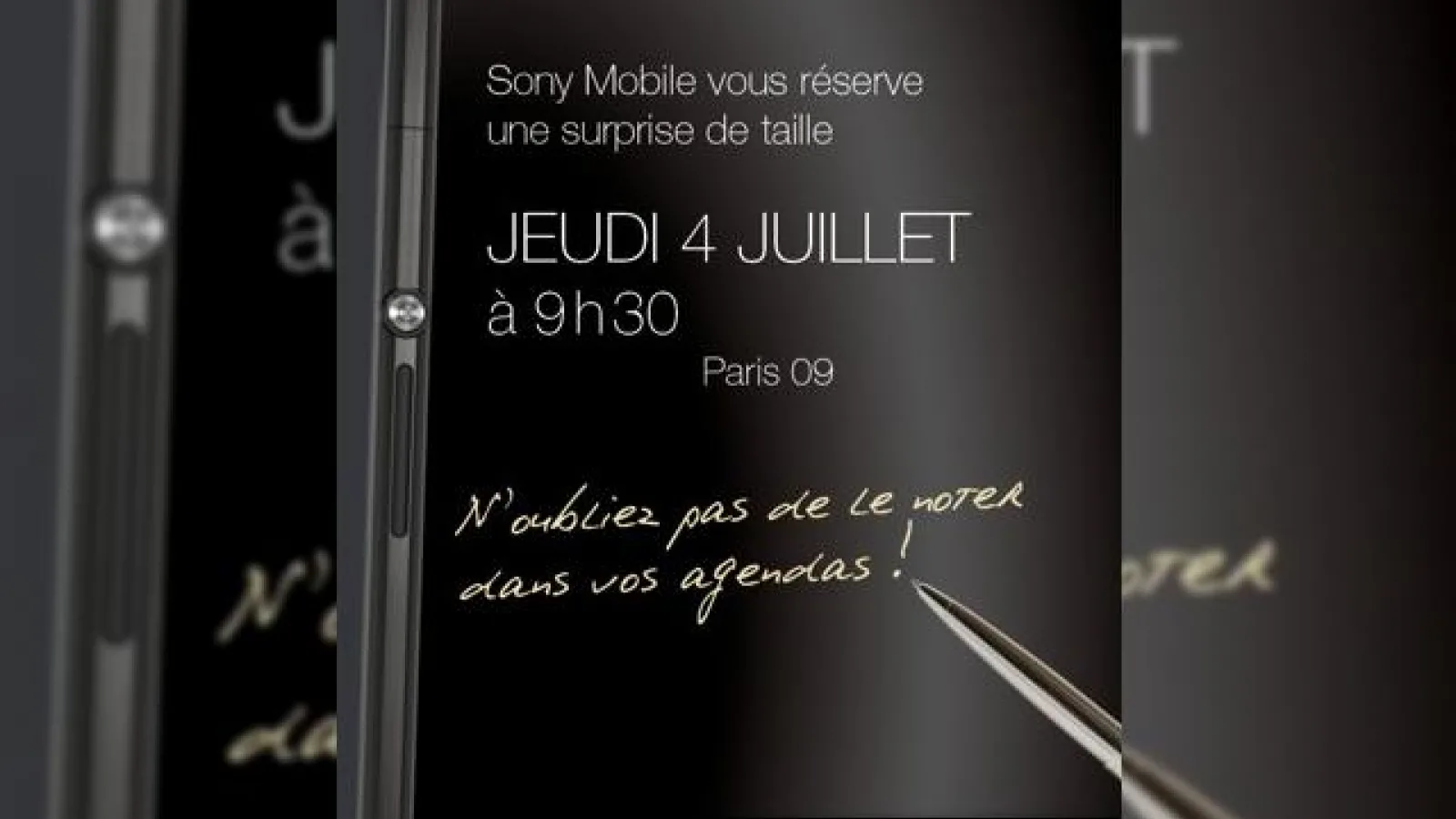 Sony Xperia Z Ultra se lansează de ziua SUA.... În Franța; Iată un teaser!