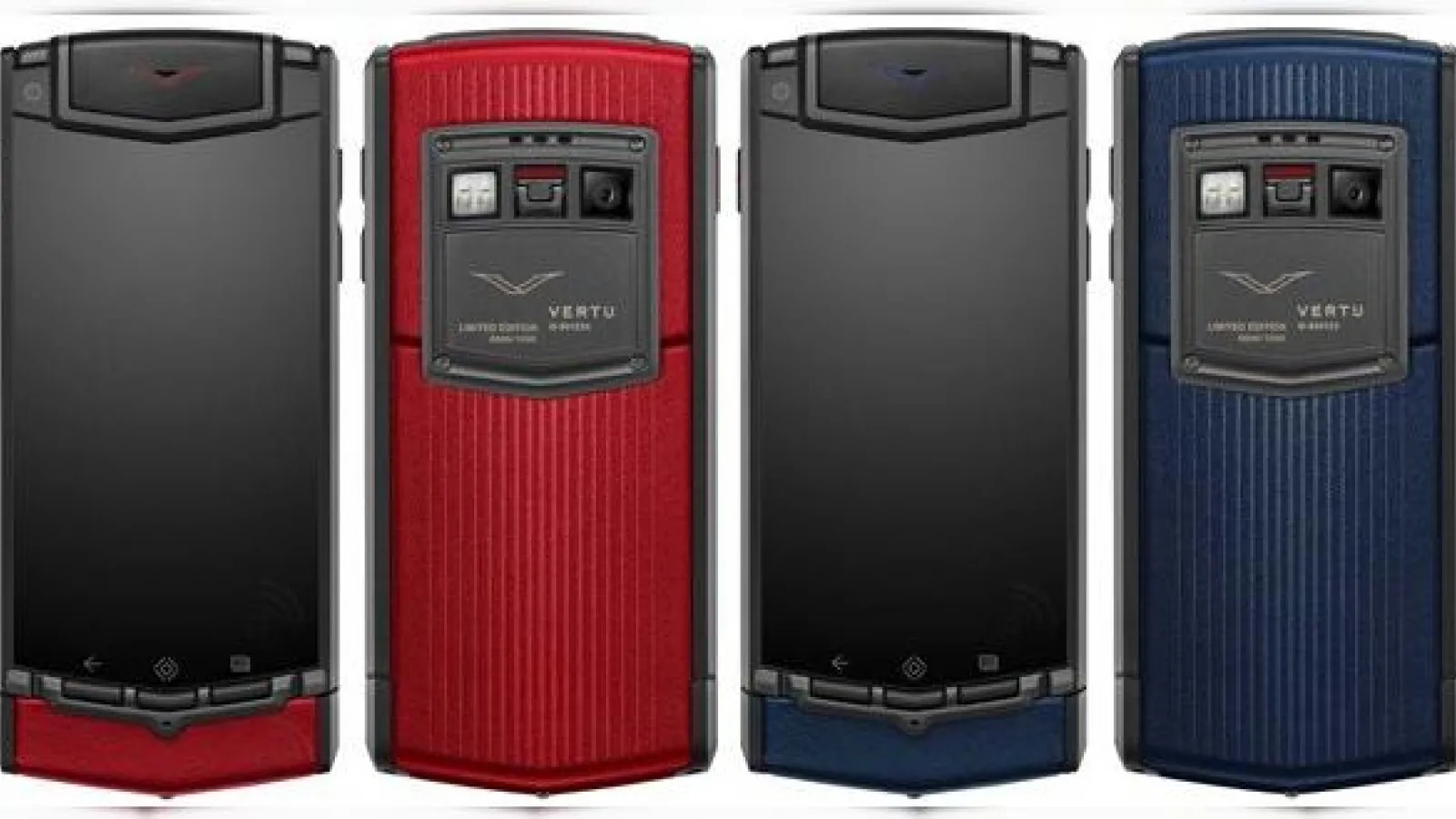 Vertu Ti disponibil pe albastru și roșu, În ediție limitată