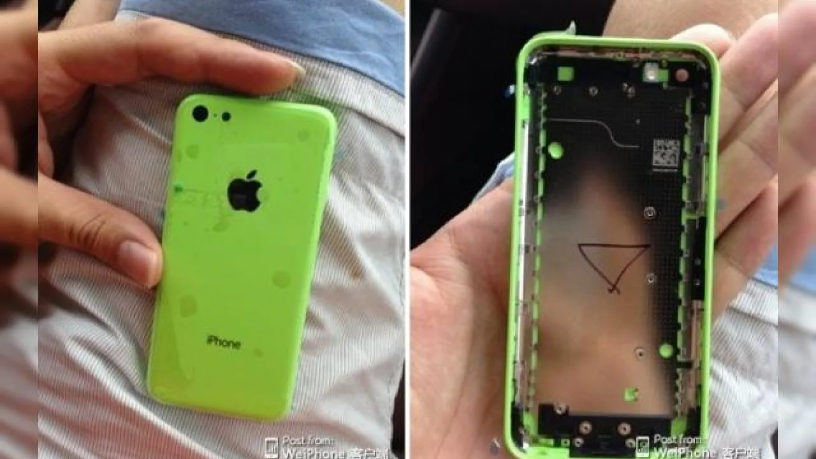 iPhone cu carcasă din plastic confirmat de o imagine din China