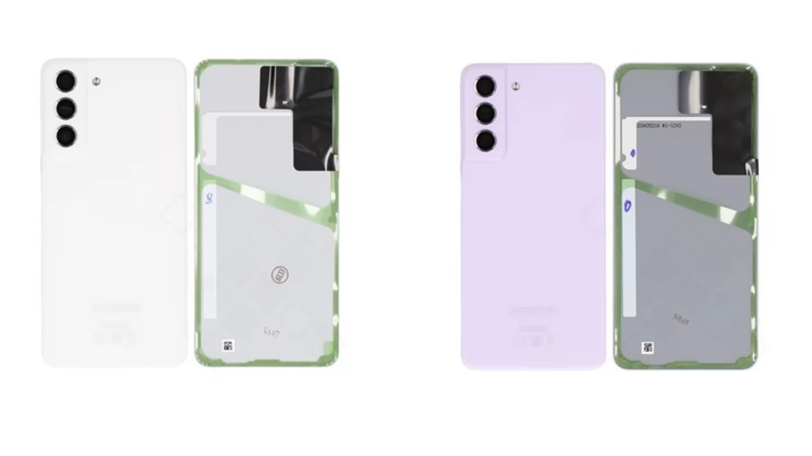Samsung Galaxy S21 FE are panoul din spate fotografiat, confirmându-i designul