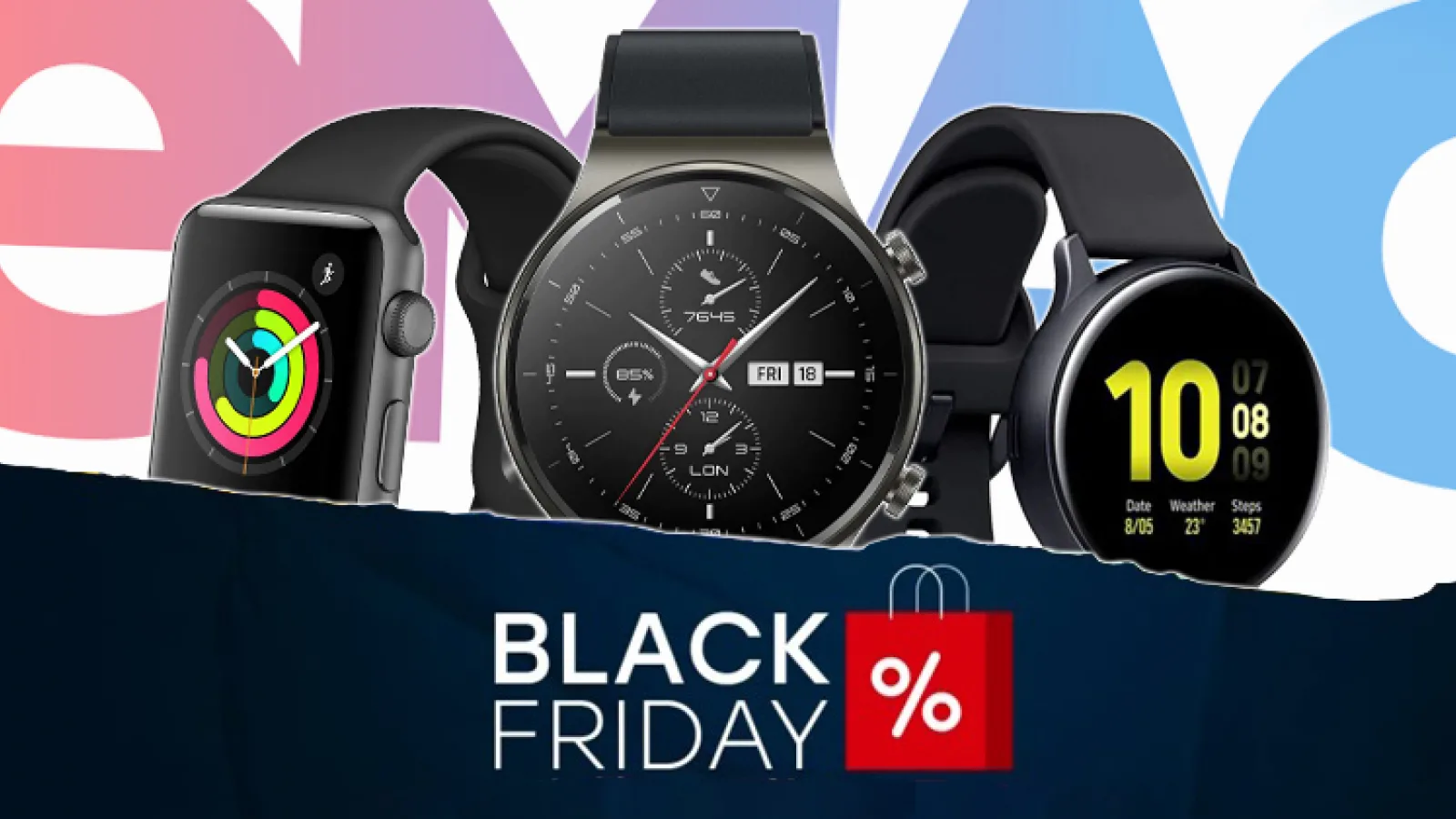 Top 10 smartwatch-uri sub 1000 de lei de urmărit pe eMAG de Black Friday