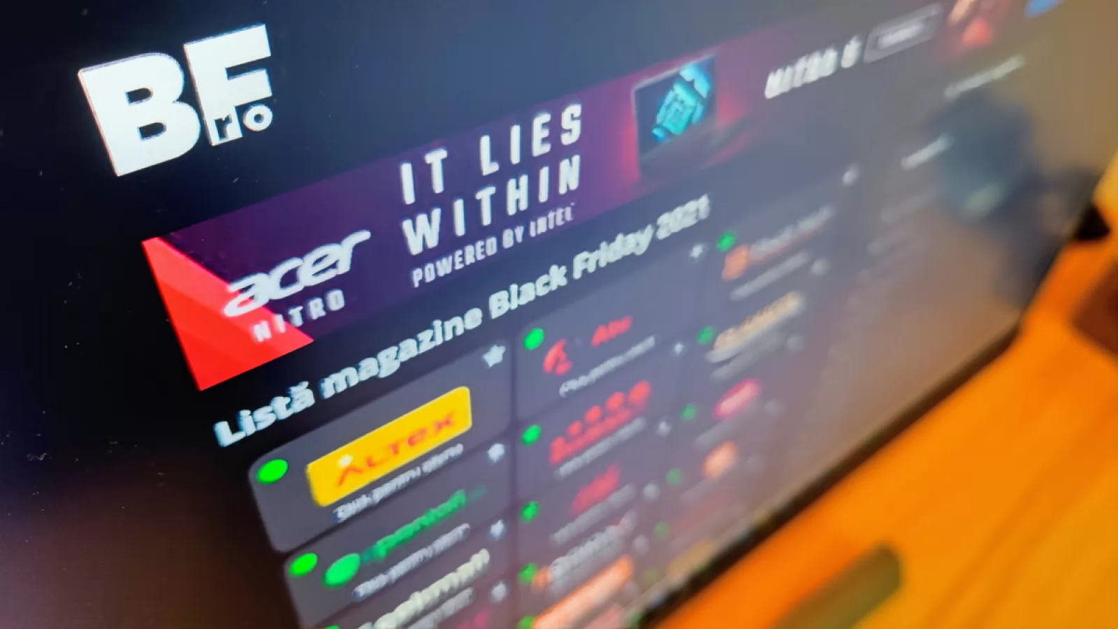 Avem un tool util BF.ro cu lista magazinelor ce participă la Black Friday 2021 şi oferte active
