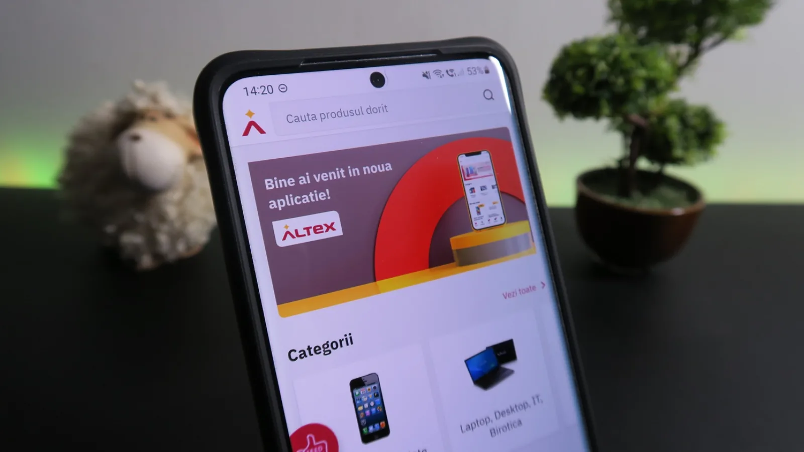 Am încercat aplicația Altex! Iată cum o poți testa și tu pe un telefon Android înainte de lansare