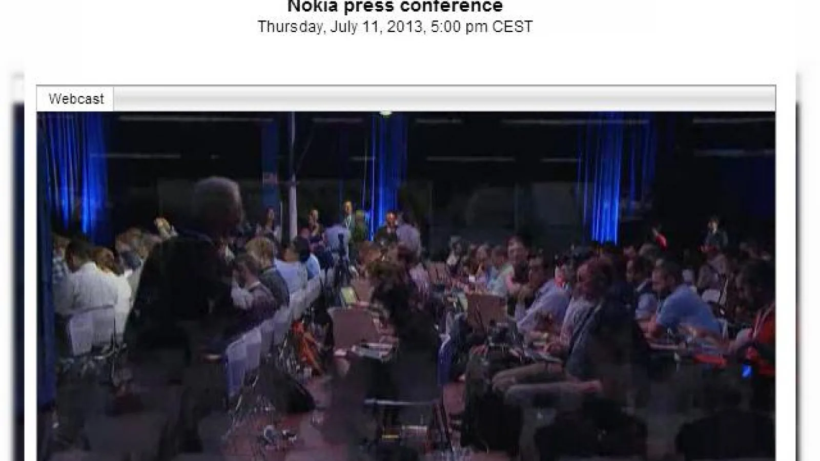 Lansare Nokia Lumia 1020 Live video