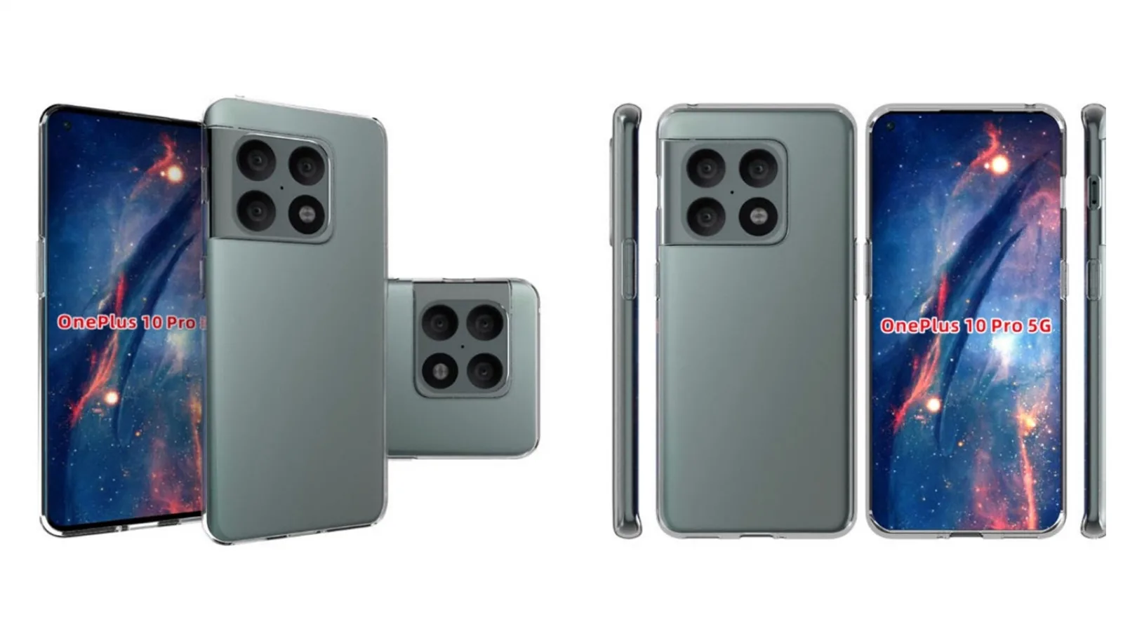 OnePlus 10 Pro îşi prezintă din nou designul; Vedem de această dată imagini cu huse
