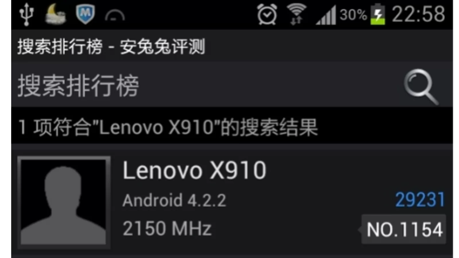Lenovo X910, un misterios terminal cu Android 4.2.2 obține un scor impresionant În AnTuTu