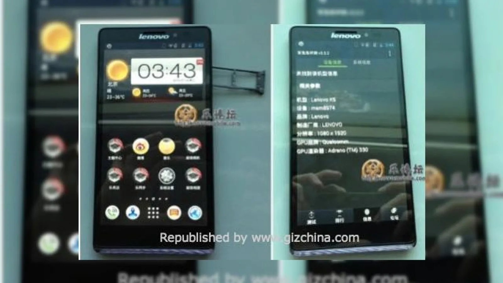 Lenovo K6 În primele imagini: un smartphone flagship cu CPU Snapdragon 800, suport dual SIM