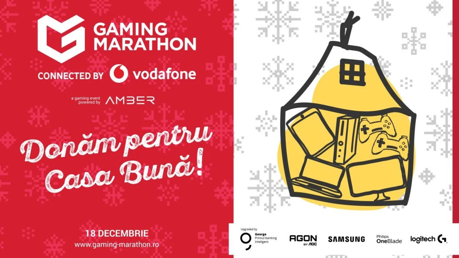 300 de copii de la Casa Bună vor primi PC-uri şi tablete pentru educaţie, cu sprijinul Gaming Marathon (18 decembrie)