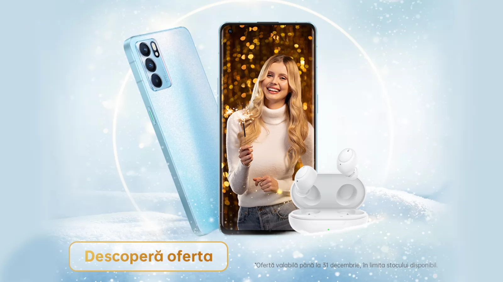 OPPO oferă căști wireless cadou pentru toate smartphone-urile Reno din portofoliu până la sfârșitul anului!