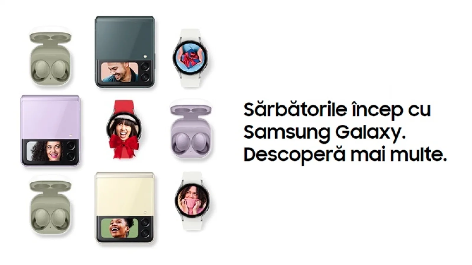Recomandări de cadouri Samsung pentru toată familia: de la căşti de câteva sute de lei şi ceasuri care schimbă vieţi, telefoane atractive