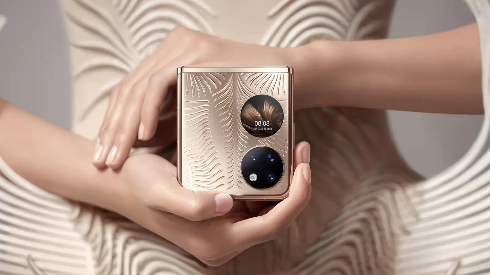 HUAWEI P50 Pocket devine oficial drept primul pliabil cu clapetă al companiei, cu Snapdragon 888 și cameră foto Hyperspectral