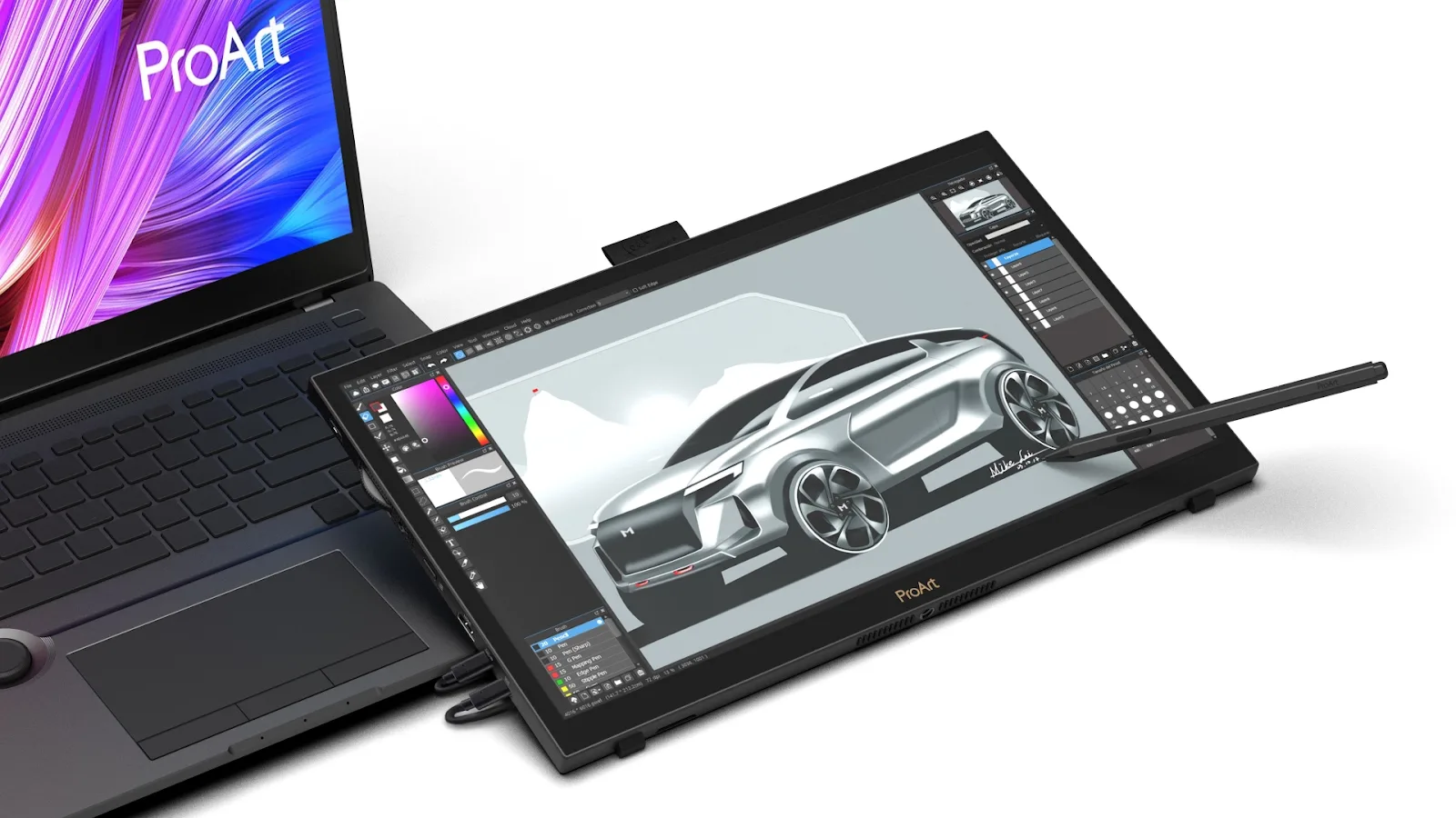 CES 2022: ASUS ProArt Display PA169CDV este un monitor portabil cu tehnologie Wacom, suport pentru desen profesionist