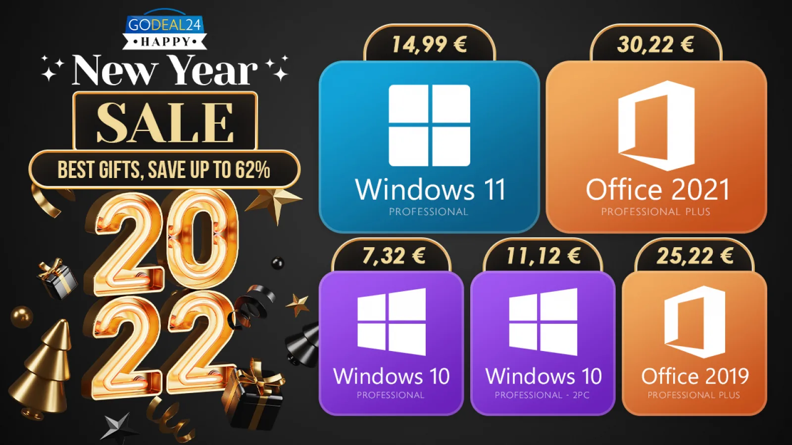 (P) Reducerile de Anul Nou continuă pe GoDeal24, cu licențe Windows 10 ce pornesc de la doar 27.5 lei