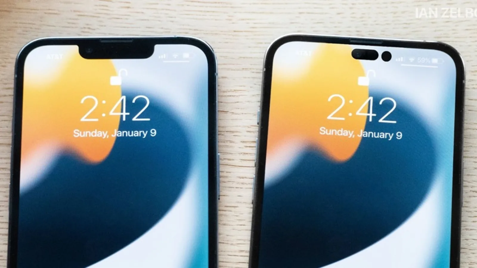 iPhone 14 Pro va avea două orificii în ecran în loc de breton; Reapare camera de 48 MP în peisaj