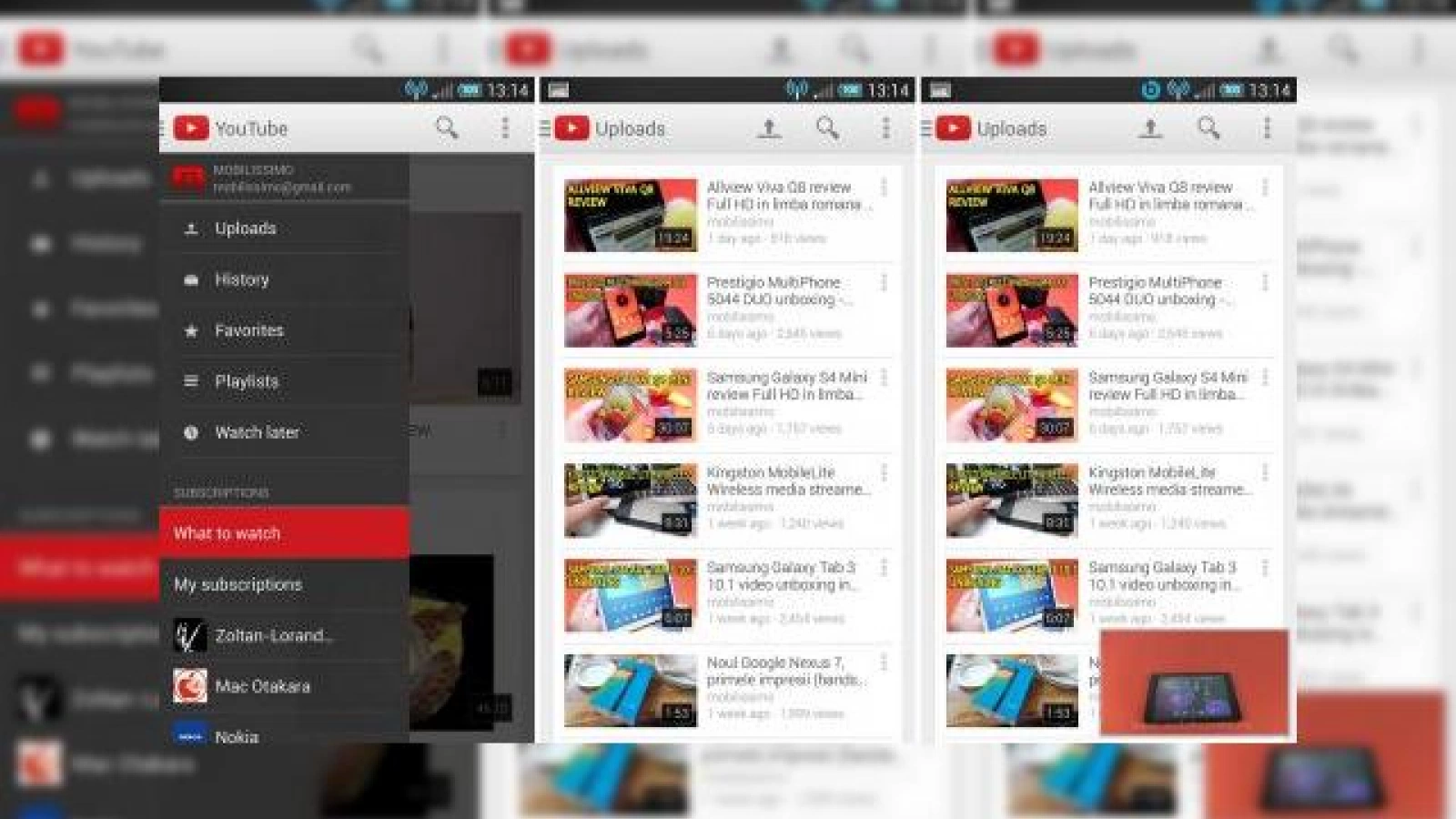 YouTube actualizat la versiunea 5.0, primește o nouă interfața pe Android