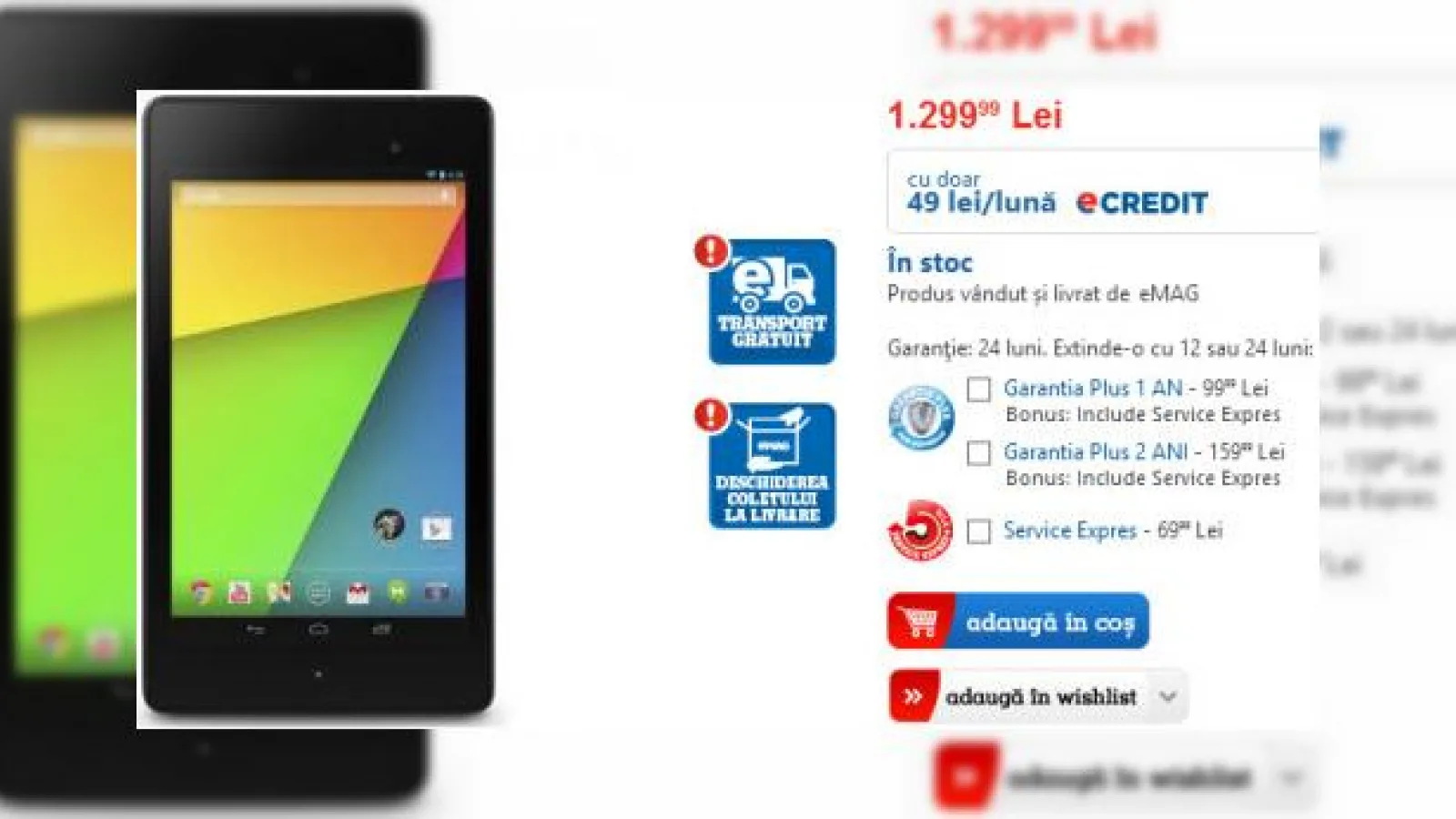 Google Nexus 7 2013 a ajuns În stocurile eMAG!