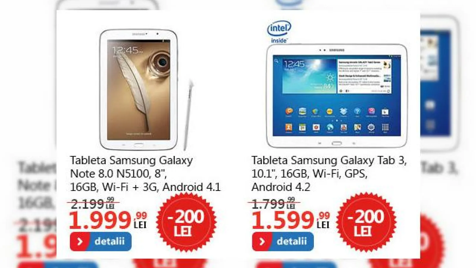 3 tablete interesante la reducere la eMAG.ro: Galaxy Note 8.0, Samsung Galaxy Tab 3 10.1 și Evolio Quadra
