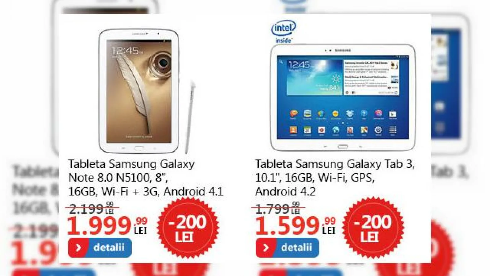 Mai aveți câteva ore, timp În care puteți cumpăra de la eMAG, Galaxy Note 8.0 mai ieftin, Galaxy S3 și S4 cu reducere