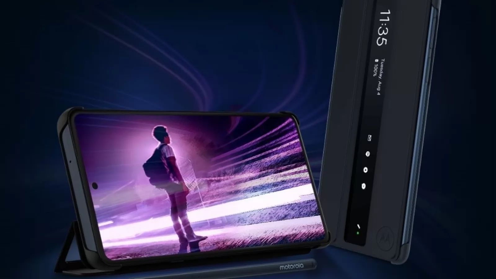 Motorola Edge 30 Pro va primi un stylus şi o husă folio, conform unor noi randări