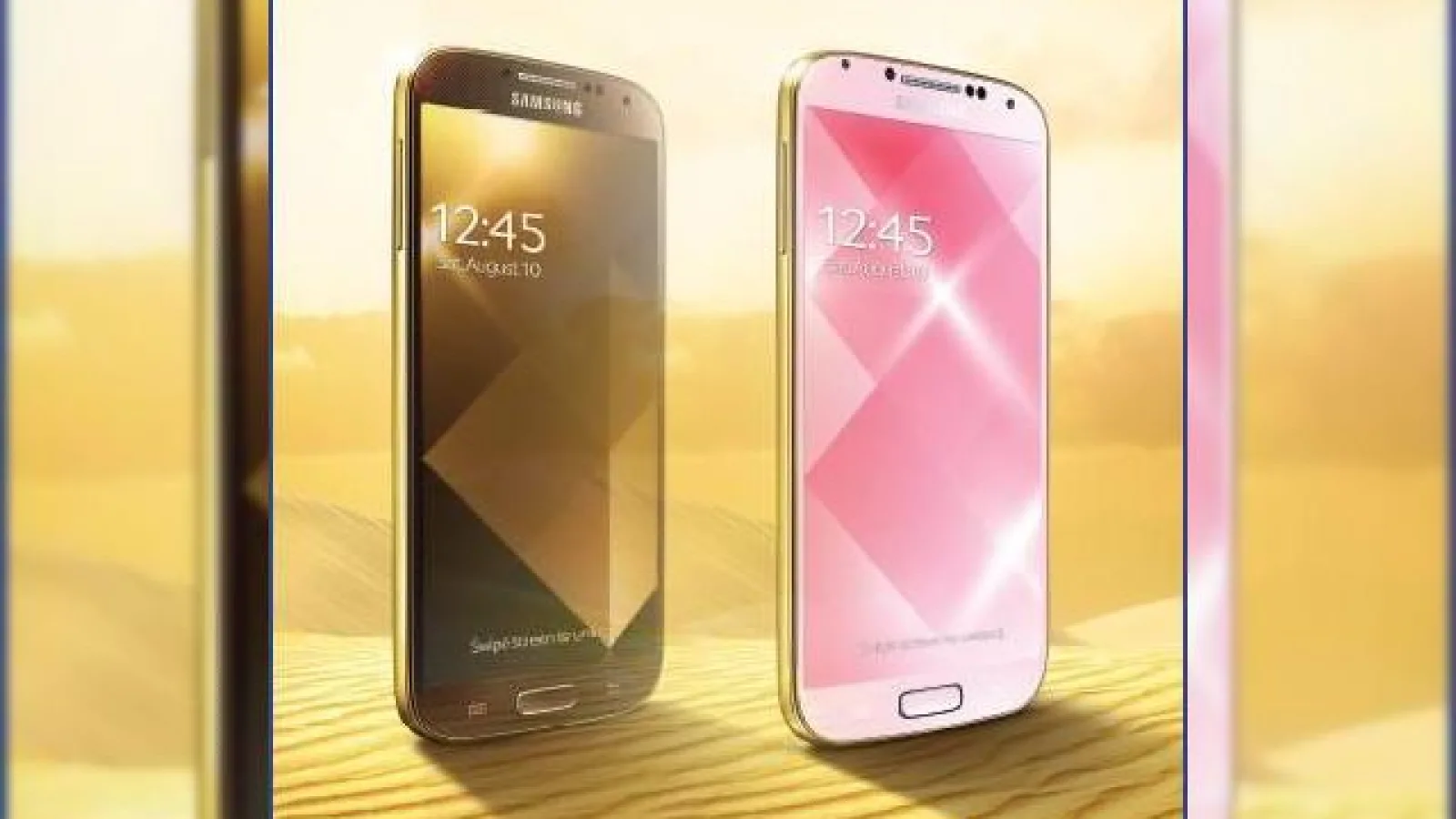 Samsung răspunde la iPhone 5s cu un Galaxy S4 auriu: auriu roz și auriu maron