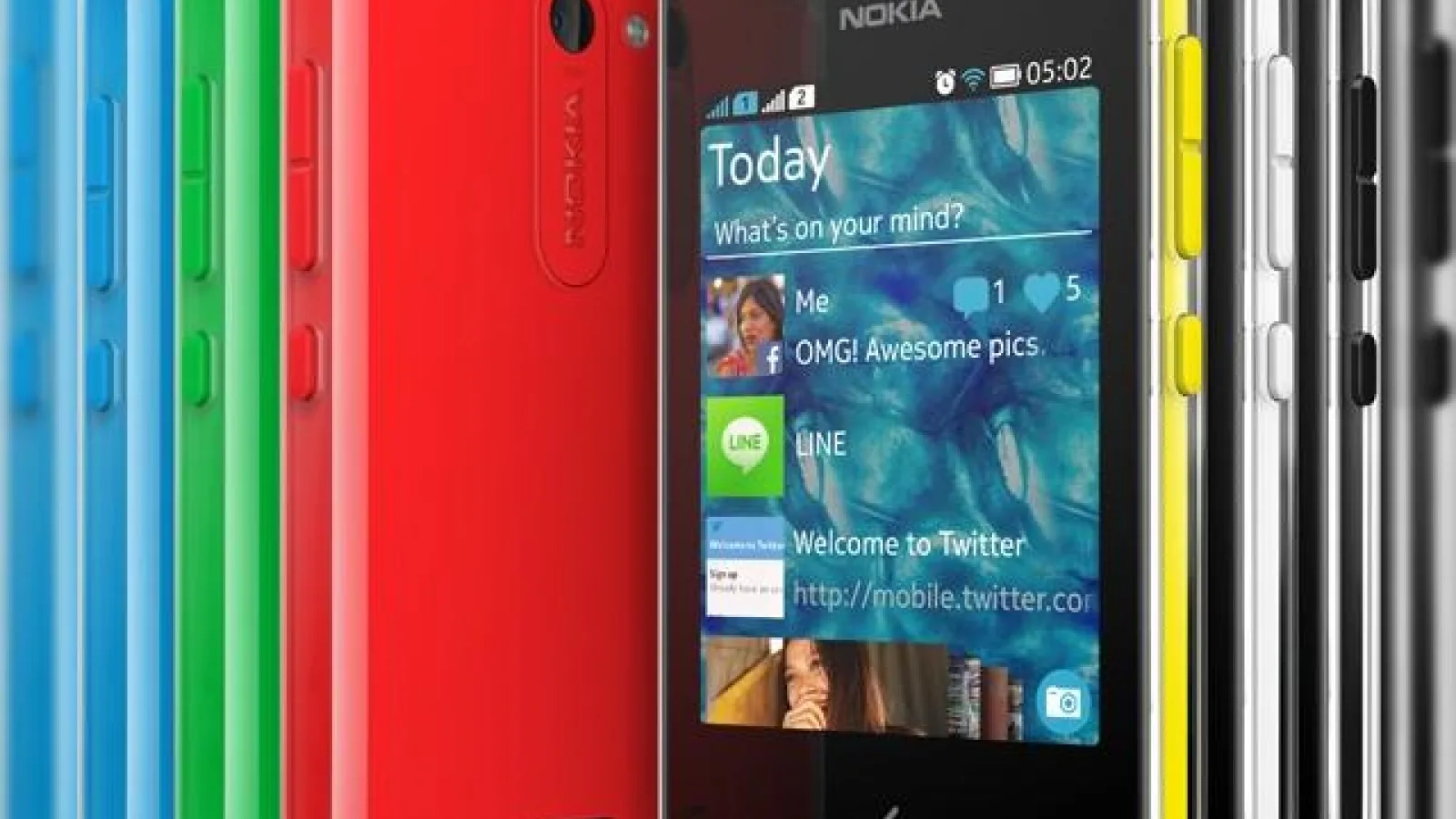 Nokia Asha 502 propune un design nou pentru terminalele Nokia: policarbonat În carcasa transparentă