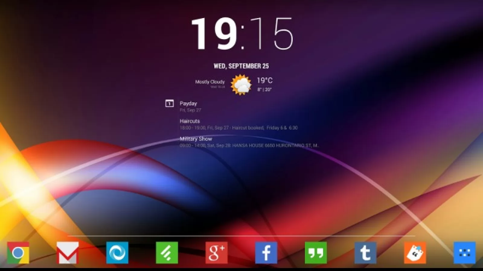 Widgetul cLock din CyanogenMod ajunge În Google Play sub numele de Chronus