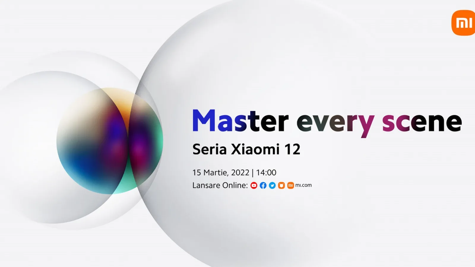 [UPDATE - Link eveniment LIVE] Seria flagship Xiaomi 12 va debuta oficial la nivel global azi; Iată cum poți urmări evenimentul live de la ora 14:00 (Ora României)