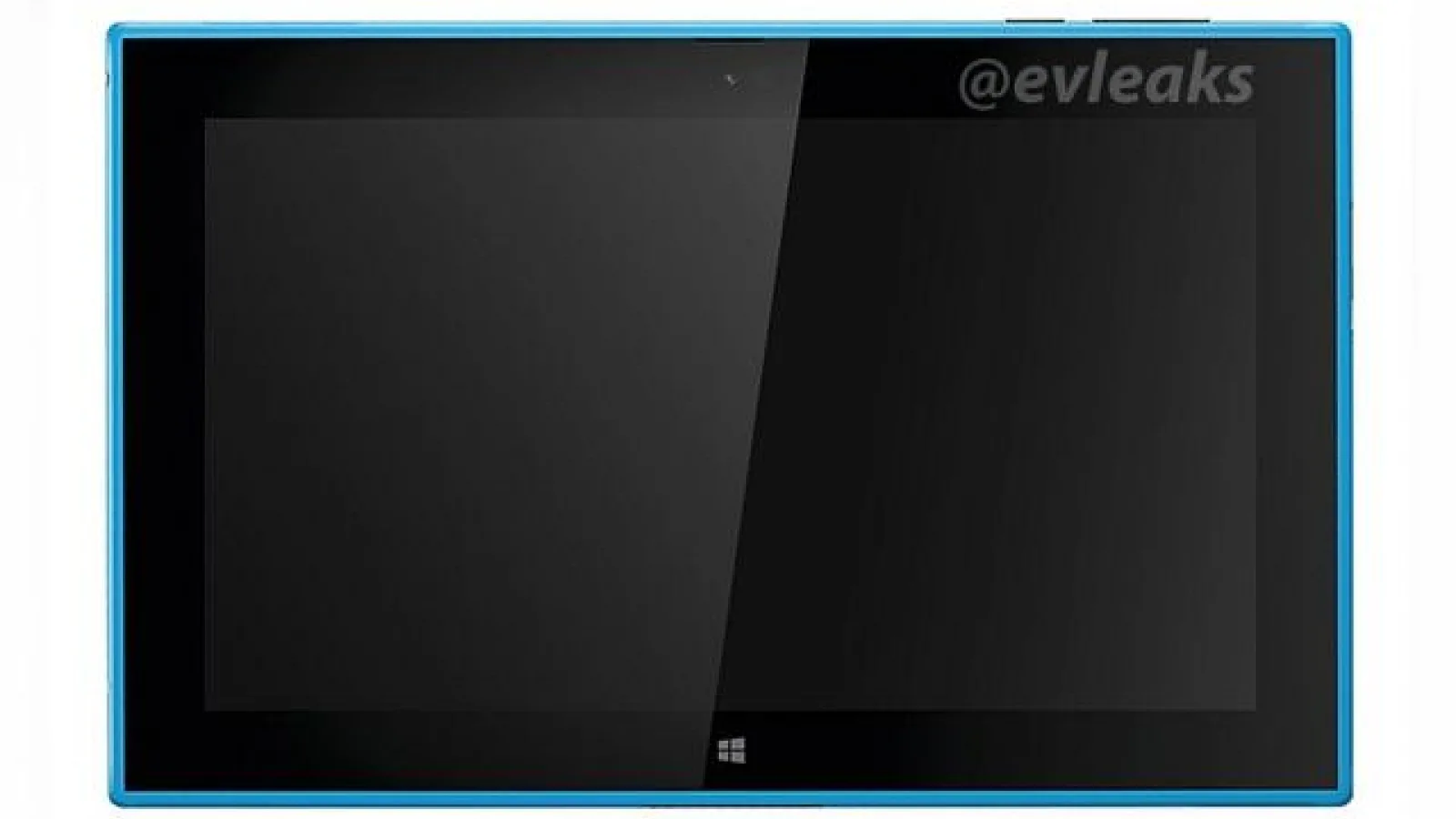 Nokia Lumia 2520 Își face apariția Într-o randare pentru presă, În varianta albastru cyan