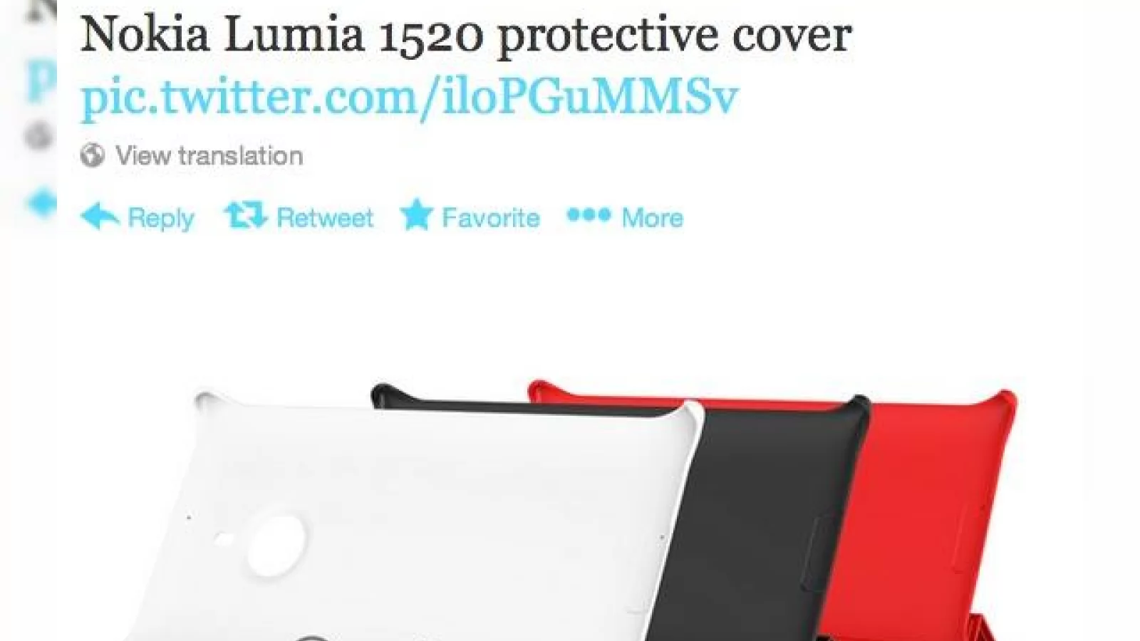 Nokia Lumia 1520 Își dezvăluie carcasa protectoare și un suport special