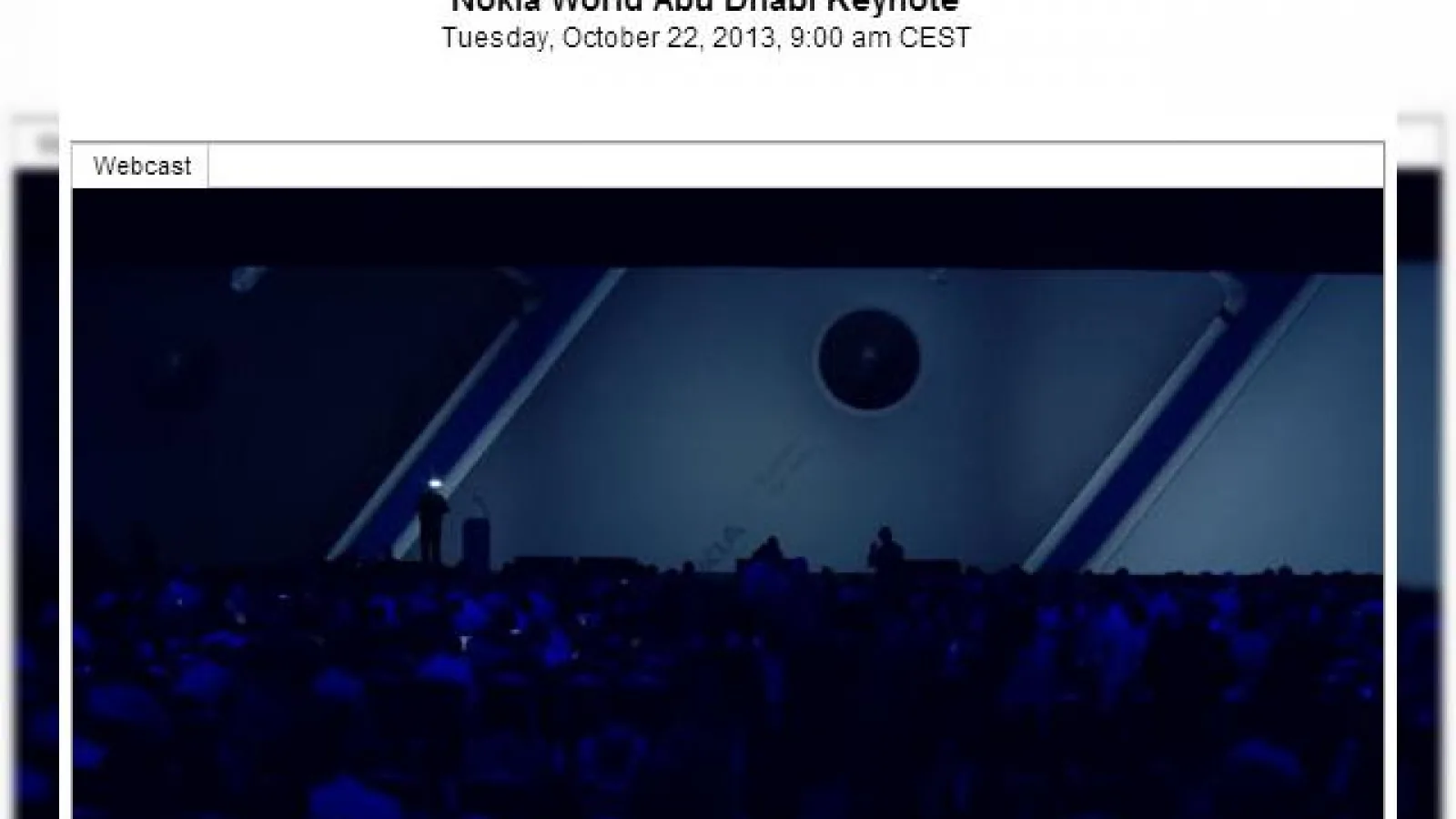 Urmăriți LIVE evenimentul de lansare Nokia de la Abu Dhabi