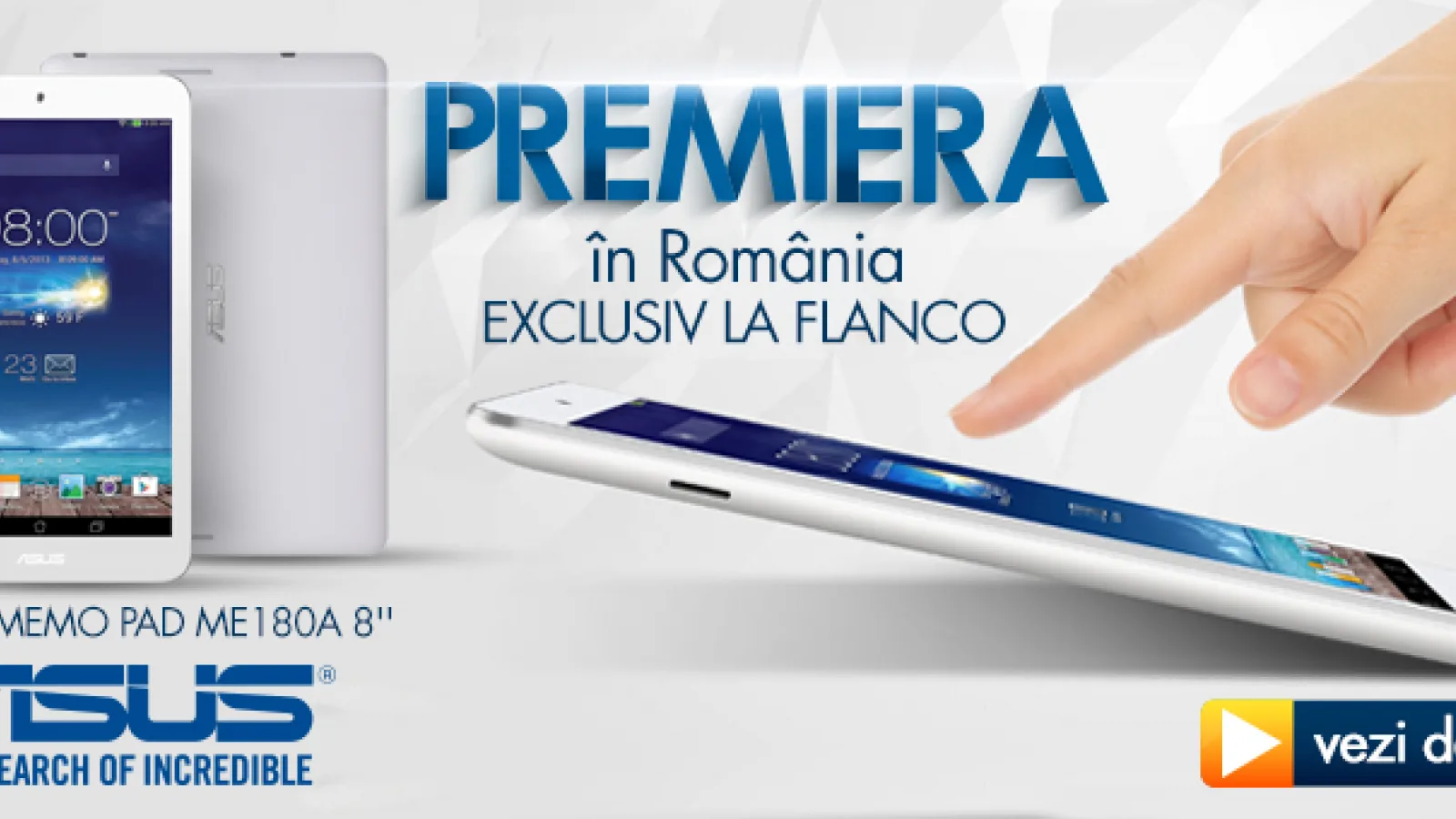Tableta ASUS MeMo Pad 8 disponibilă acum În România; Iată prețul!