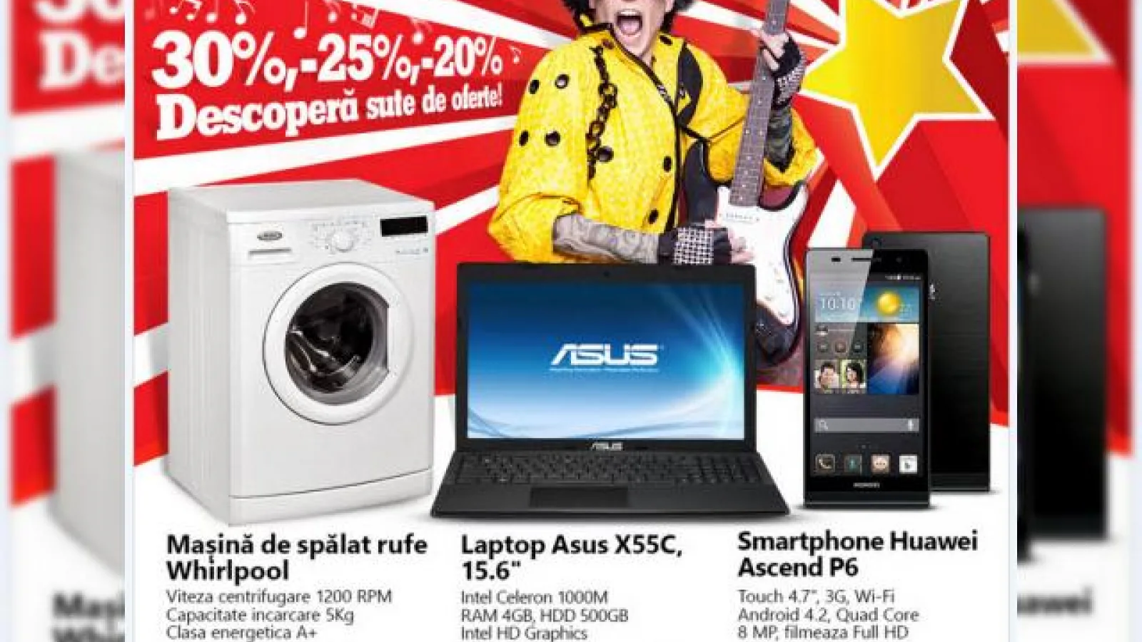 Noi reduceri la eMAG.ro, pe măsură ce ne pregătim de Black Friday: telefoane și tablete cu reduceri de 80 de lei sau mai mult