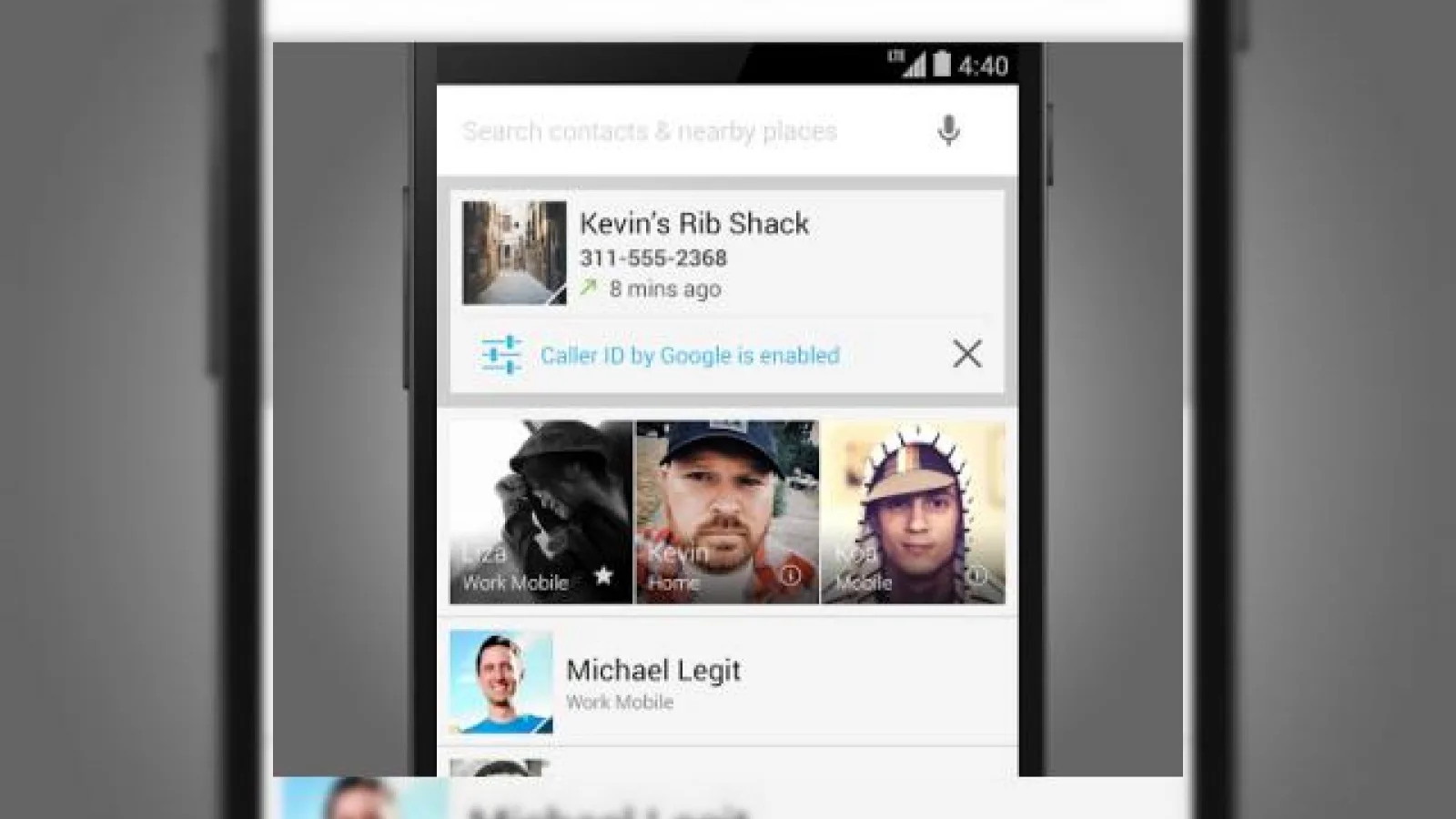Android va afișa fotografii din Google+ pentru apelanți Începând din 2014