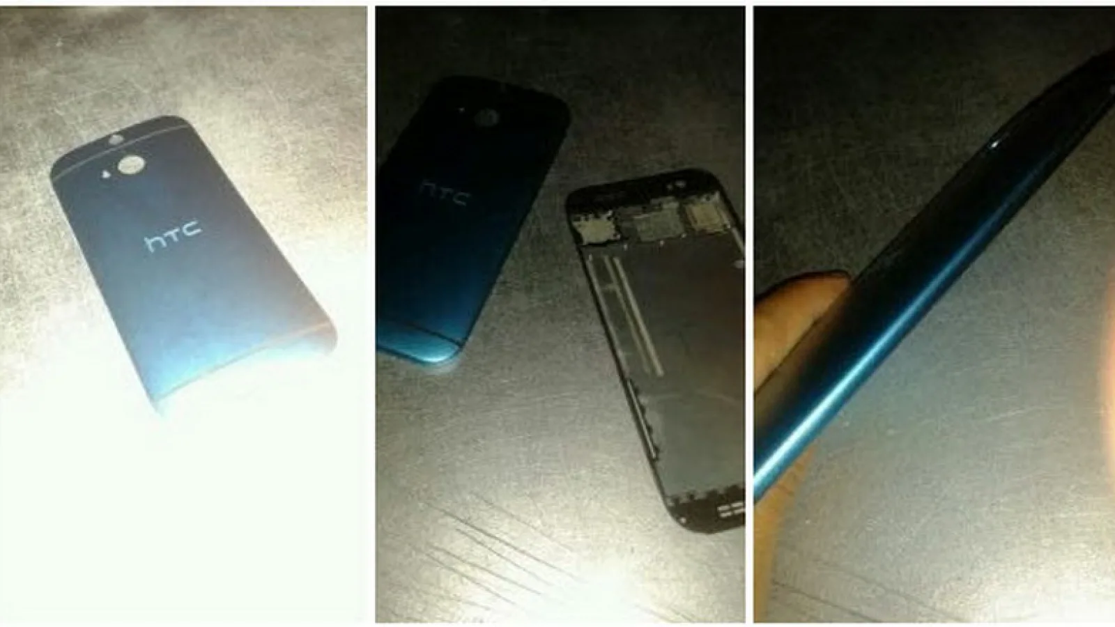 HTC M8, urmașul lui HTC One fotografiat În varianta de culoare albastră