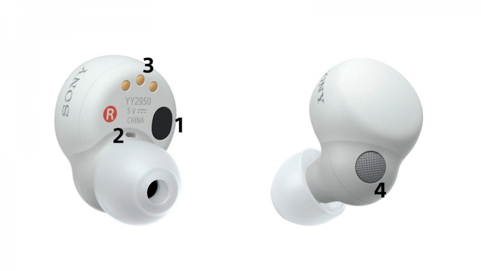 Sony LinkBuds S apar în randări, căști wireless in-ear cu design tradițional și ANC