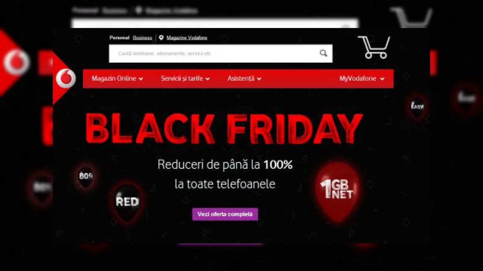 Iată detalii despre campania Vodafone Black Friday 2013; Până la 100% reducere la toate telefoanele!