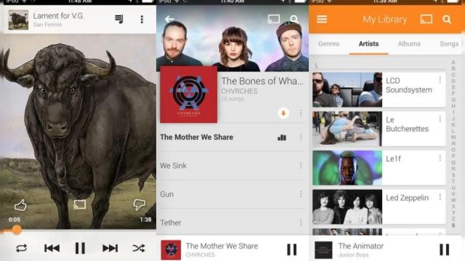 Google Play Music primește un update de interfața pe iOS 7 și o nouă funcție radio