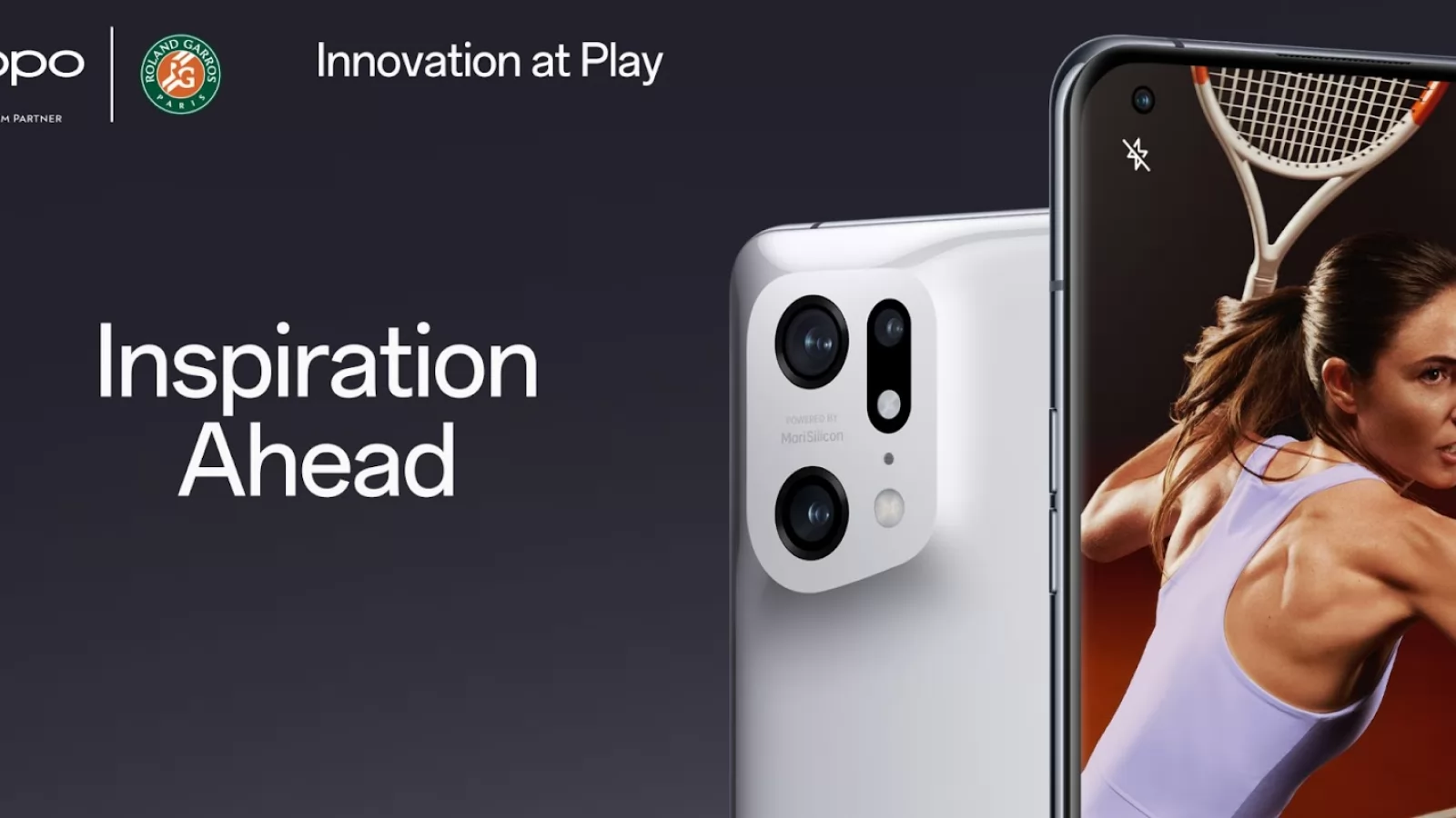 OPPO Find X5 Pro surprinde mesajele inspiraționale ale fanilor de la Roland Garros 2022