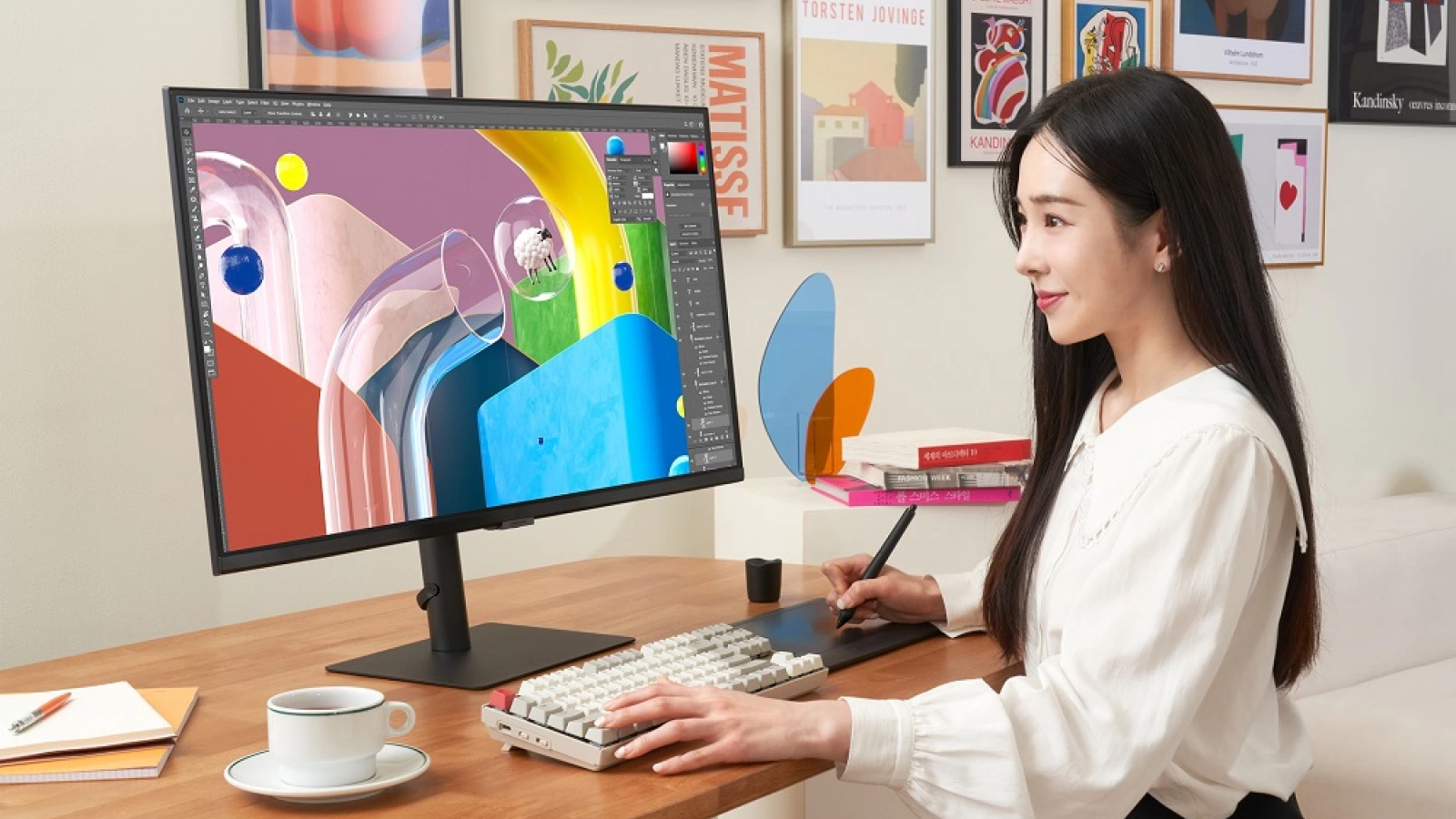 Samsung prezintă noul monitor ViewFinity S8 creat pentru profesioniști, cu ecran mat, fără reflexii