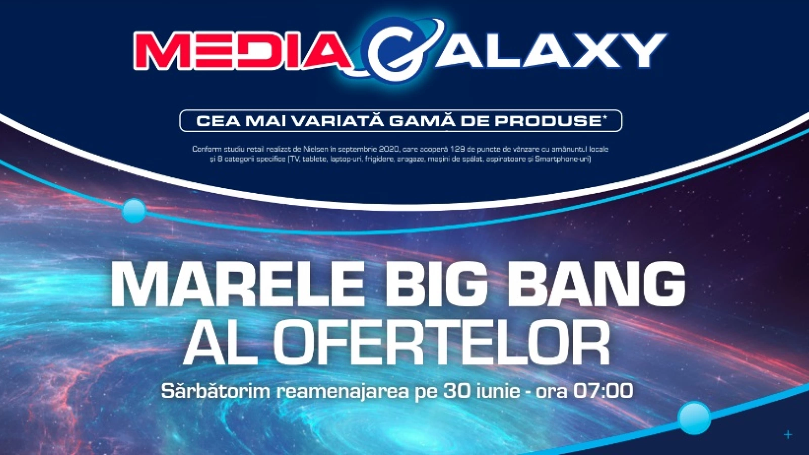 Magazinul Media Galaxy din Mega Mall se redeschide azi și te așteaptă cu oferte speciale: Galaxy S22+ 256 GB, televizor OLED LG de 164 cm și alte reduceri atractive 