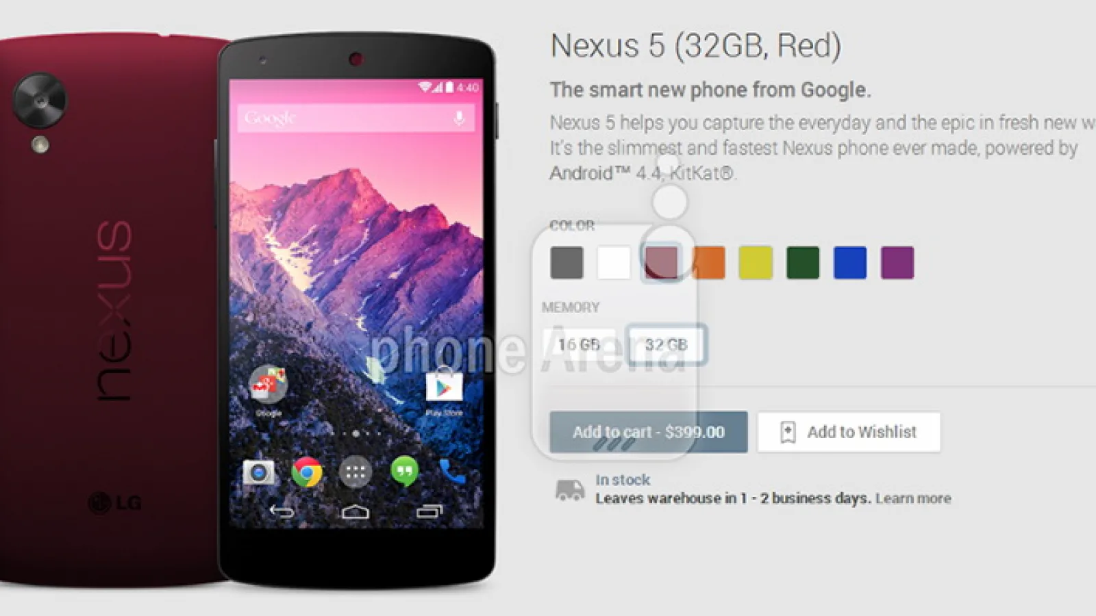 Nexus 5 ar putea sosi În curând și În variante colorate