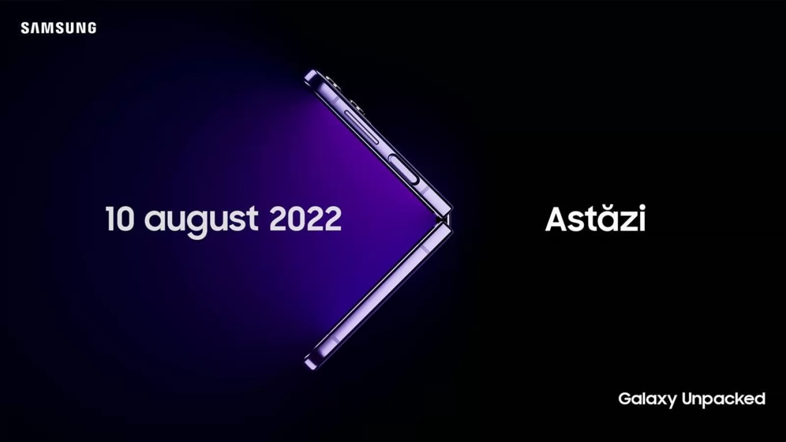 Iată cum poți urmări live lansarea noilor pliabile Samsung Galaxy Z Fold 4 și Galaxy Z Flip 4, azi de la ora 16:00 (ora României)