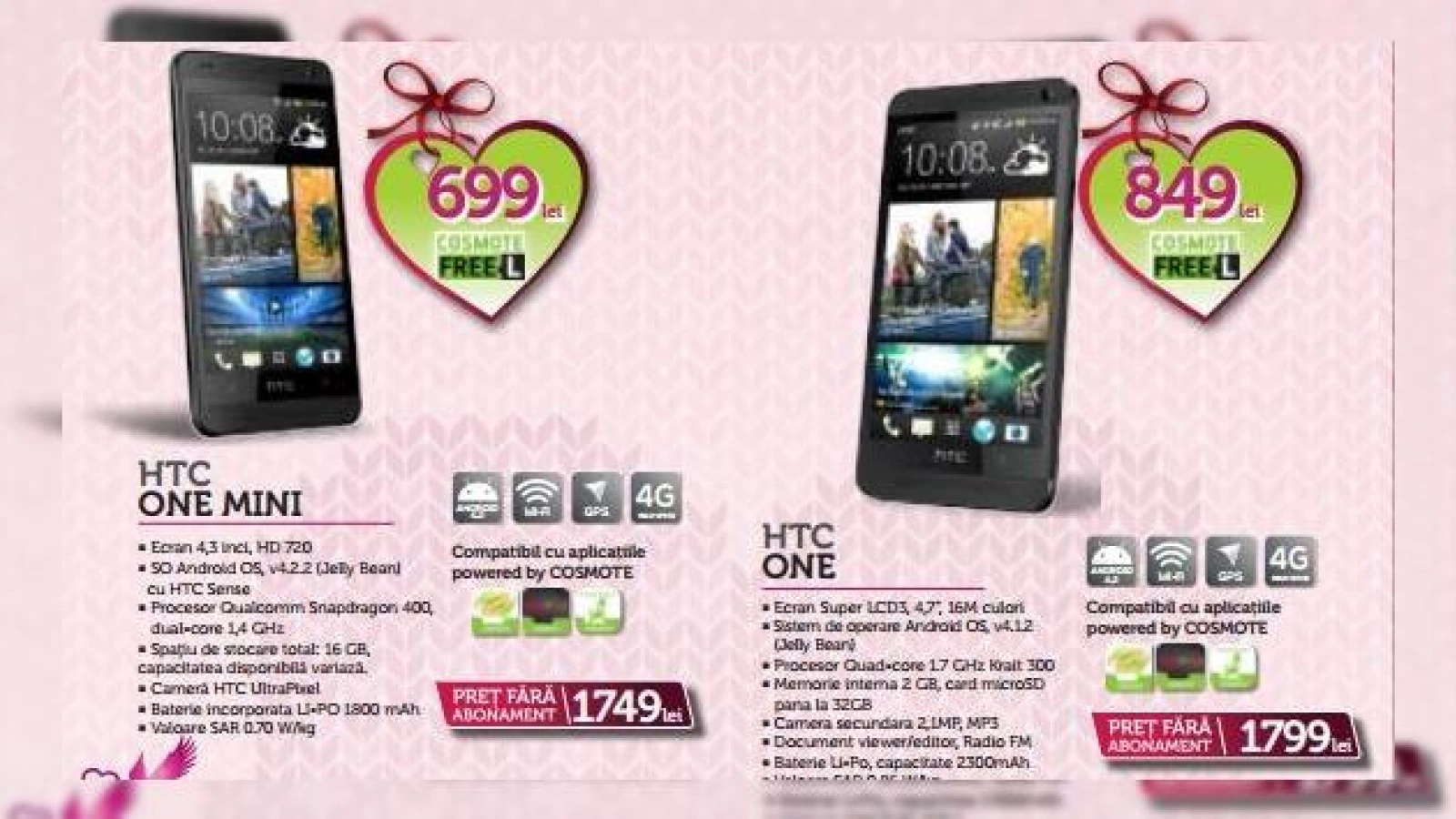 Internity oferă telefoane la prețuri speciale! HTC One disponibil pentru doar 1.799 lei!