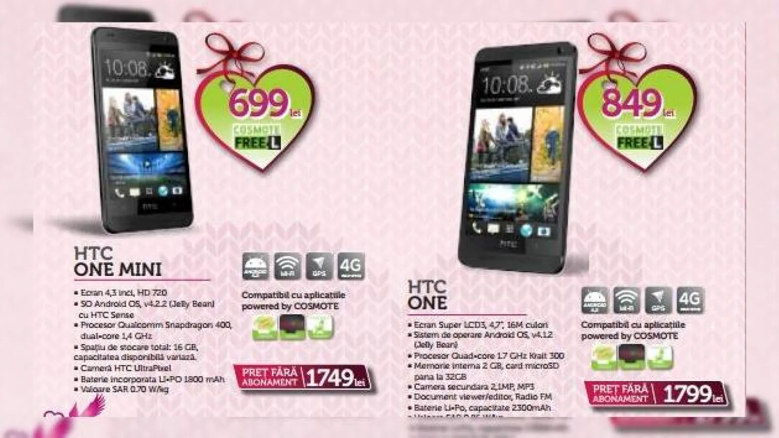 Internity oferă telefoane la prețuri speciale! HTC One disponibil pentru doar 1.799 lei!