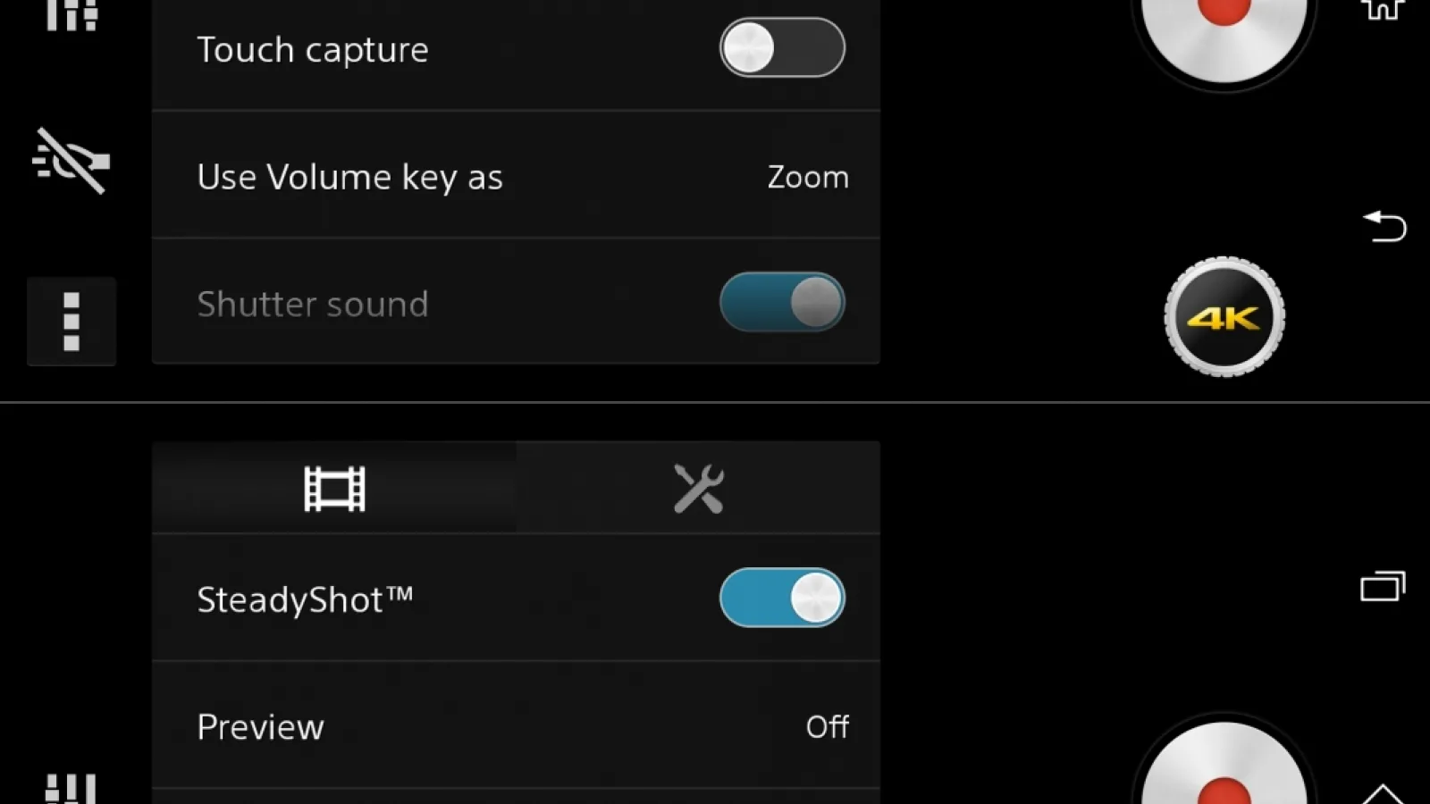 Sony D6503 aka Sony Sirius Își prezintă funcțiile camerei foto prin intermediul unor capturi de ecran