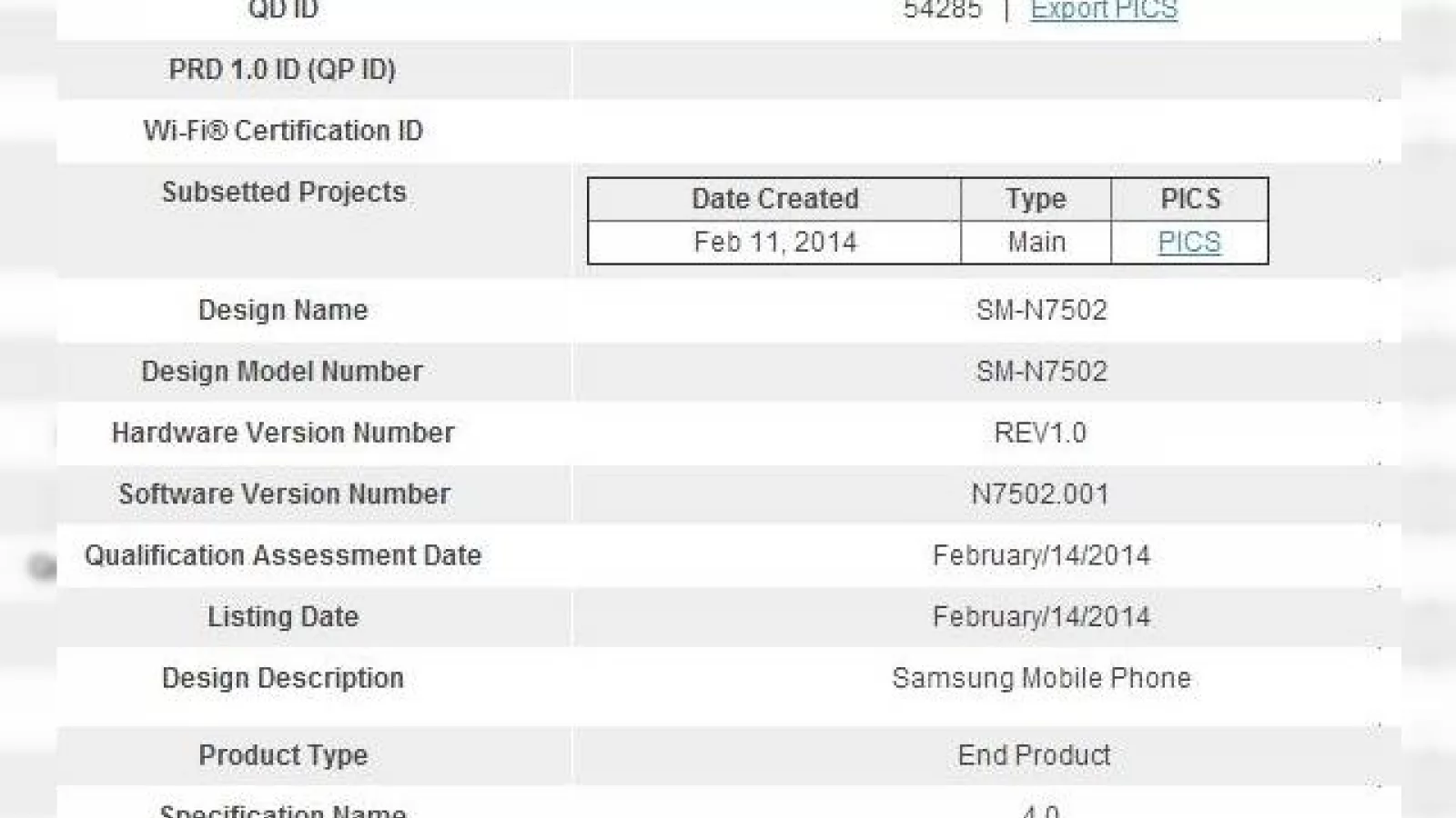 Samsung Galaxy Note 3 Neo Duos primește certificarea Bluetooth 4.0