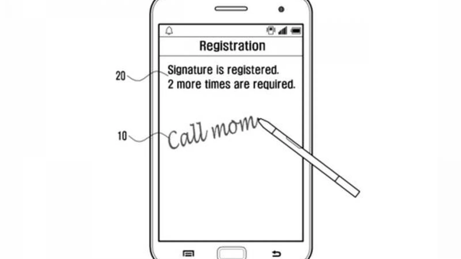 Următoarele modele Galaxy Note ar putea folosi recunoașterea scrisului de mână pentru deblocarea ecranului