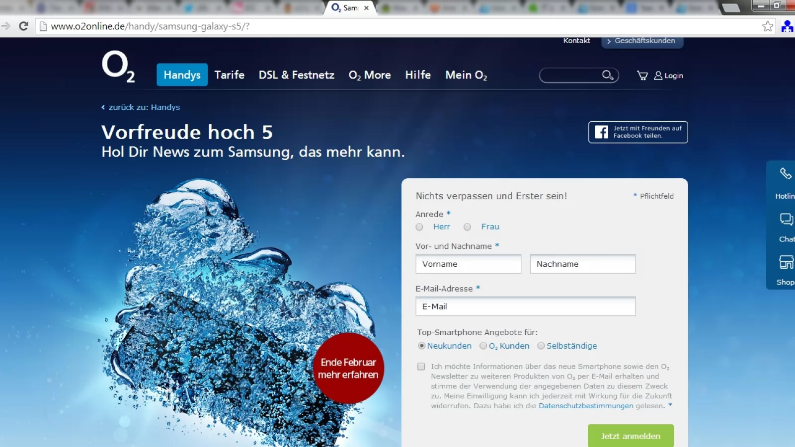 Operatorul O2 Germania postează un teaser pentru Samsung Galaxy S5